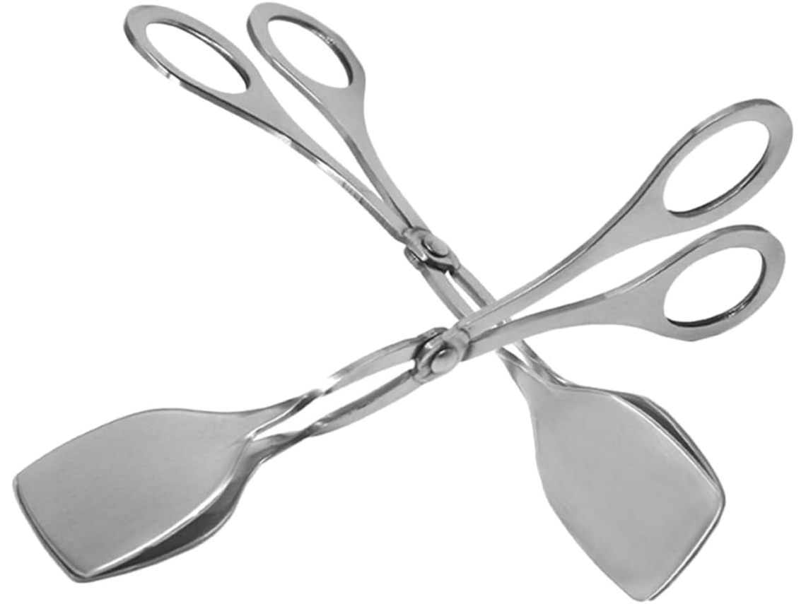 Vicasky Conjunto De 2 Pinças Cozinha Em Aço Inoxidável Para Churrasco E Pão Com Cabo Antiderrapante