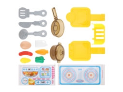 Conjunto De Brinquedos De Cozinha Para Crianças 12 Peças Brincar De Casa Imitar Utensílios Educativo Diy