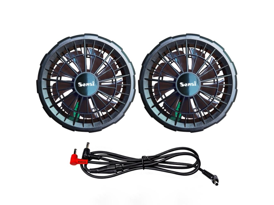 Rebe-ventilador De Enfriamiento Para Ropa De Verano 12v Abanico Para Chaquetas Trabajadores De Construcción