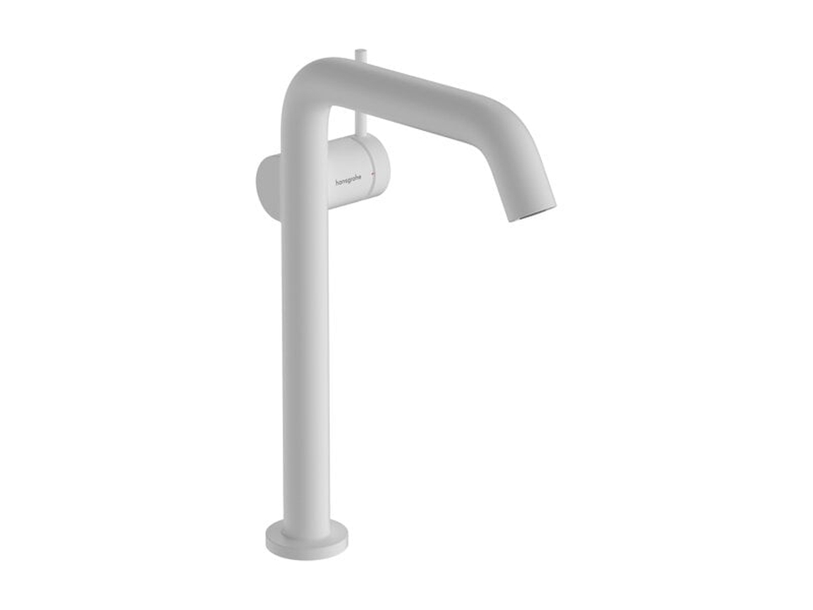 misturadora monocomando de lavatório hansgrohe Tecturis S 240 Fine CoolStart water-saving+ para lavatórios de bancada, 167 mm de saliência, 73372