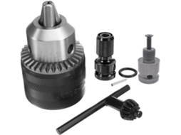 Mandril De Troca Rápida 1/2" 20unf Com Adaptador Haste Hexagonal 1/4"