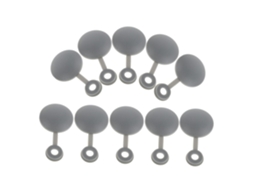 Conjunto de 10 Tampas de Parafuso de Plástico, Ideal para Decoração do Interior de Carros.