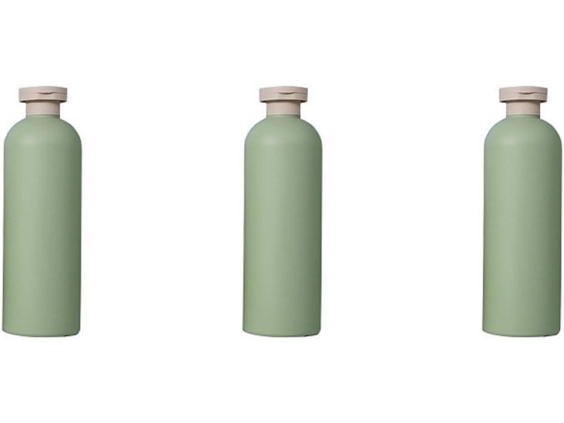 Conjunto De 3 Frascos De Loção Verde Em Pe E Pp
