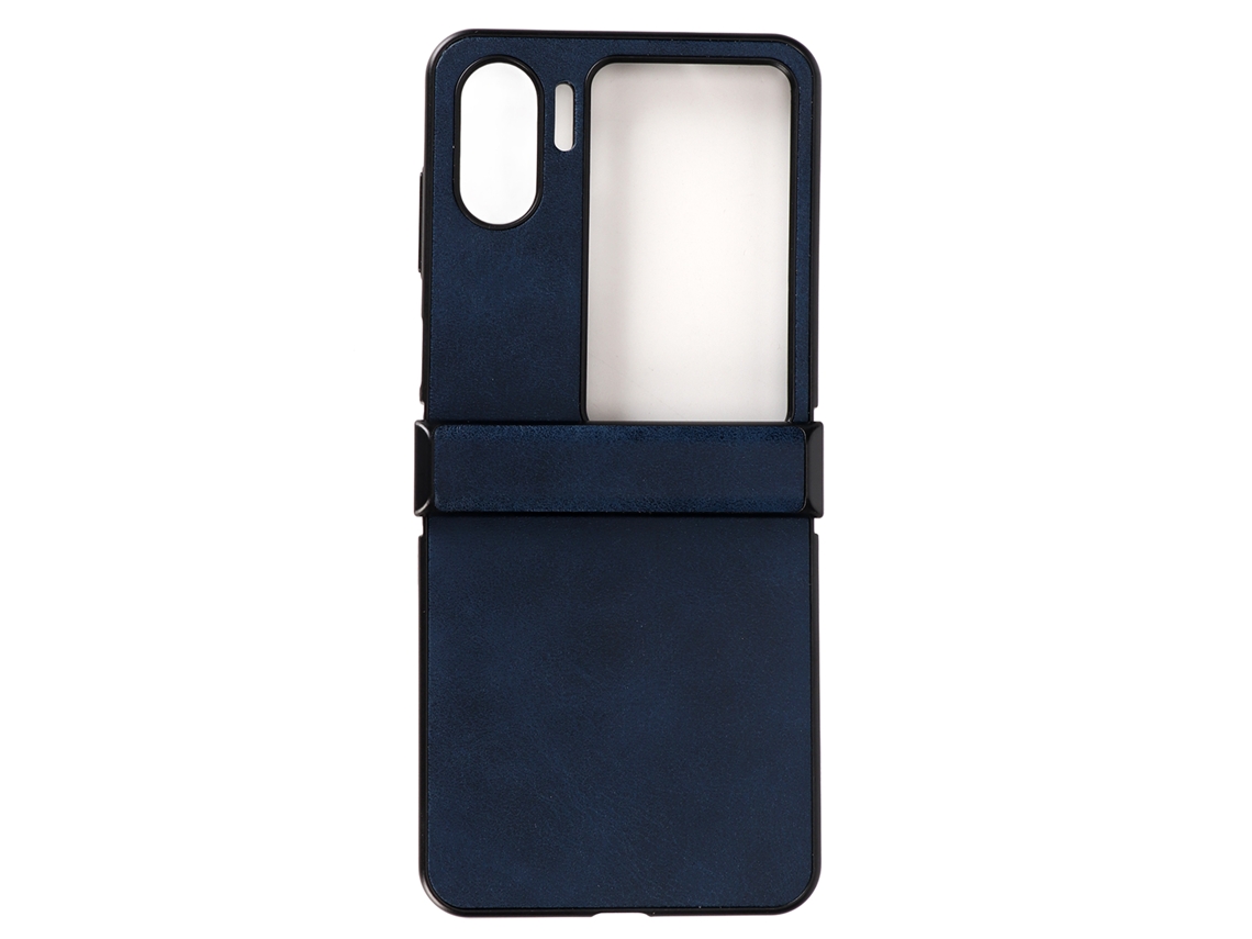 Funda tipo livro para Oppo Find N2, de couro sintético ultrafino, azul