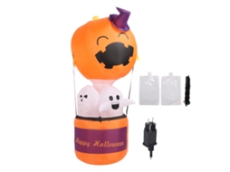 Laxiscreed Balão Fantasma Inflável De 1.8m Com Led Para Decoração De Jardim E Festa No Quintal Eu Plug