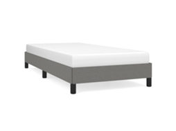 Bed Frame, Bed Frames Vidaxl Cinzeto Tecido (80 X 200 Cm)