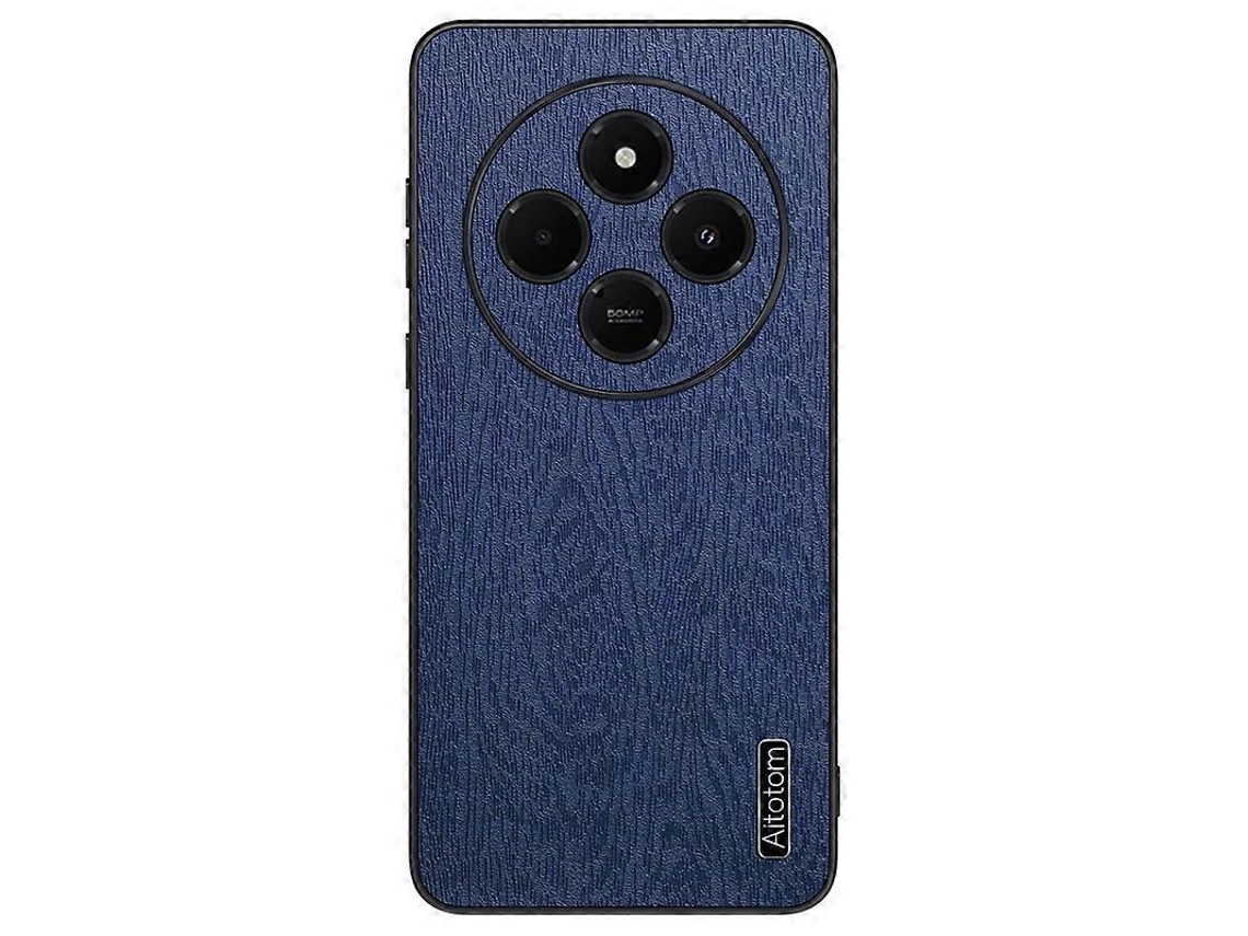 Capa De Celular À Prova De Choque Em Couro De Casca De Árvore