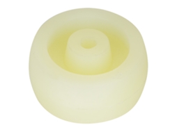 10 Peças Roda De Nylon 2,5 Polegadas Polia Redonda Rodilho Caster Carga Máxima 25kg