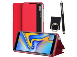 Capa Samsung Galaxy J6 Plus 2018 HONGWE. Vermelho
