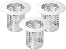 2 Filtros De Ralo Para Chuveiro, 5 X 6,6 Cm, Aço Inoxidável 304, Coletor De Cabelo De Pia Profunda, Banheiro E Varanda