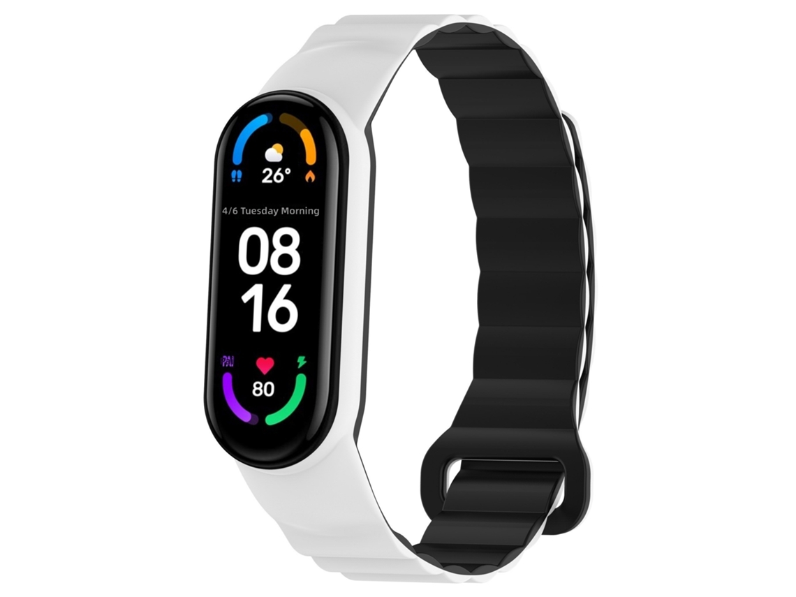 Pulseira de Silicone Bicolor Compatível com Xiaomi Mi Band 3/4/5/6/7 CHABERLU