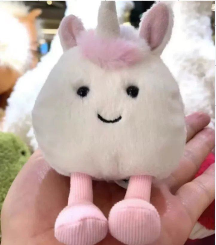 Chaveiro de Pelúcia Fofo, Pingente de Brinquedo Macio. Decoração para Bolsa. MDUG (unicórnio)