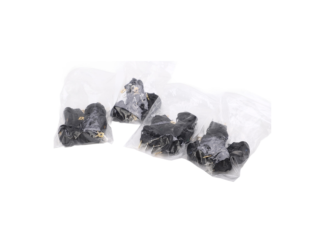 20 Interruptores Rocker 3 Pinos 2 Posições 12v Toggle On Off Com Led Para Máquinas