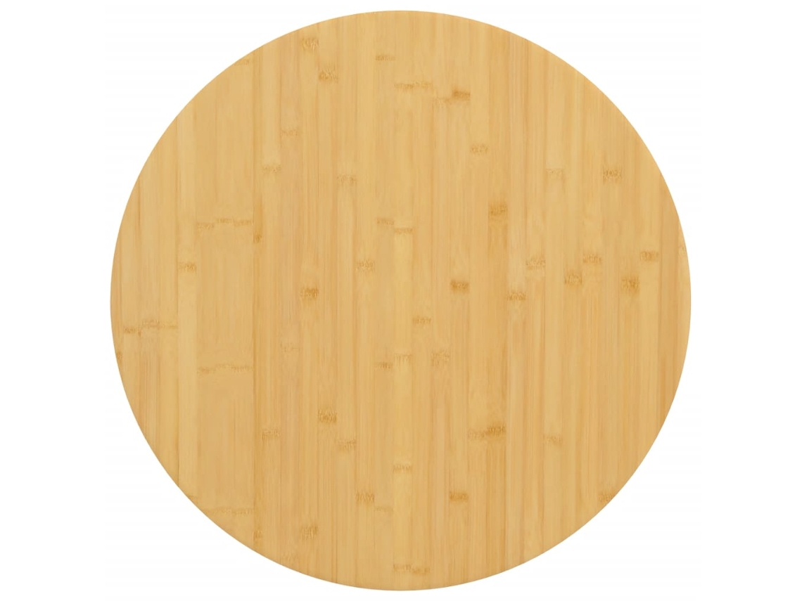 Vidaxl Tampo De Mesa Ø80x1,5 Cm Bambu