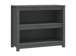 Estante 80x35x68 Cm Madeira de Pinho Maciça Cinza MAISON EXCLUSIVE