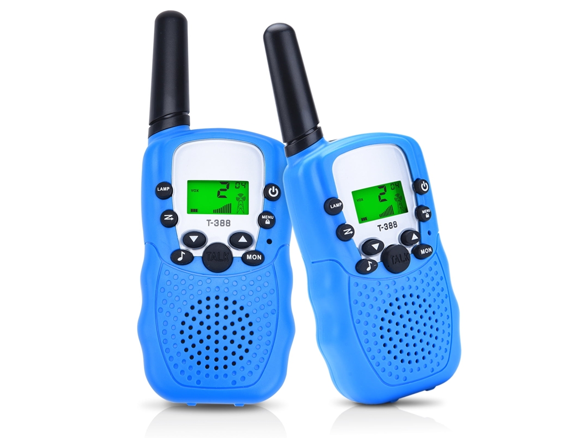 Walkie-talkies Infantis Com Lanterna, Portáteis Infantis, Azuis.-aquaforge