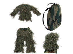 Traje Infantil Camuflagem Selva Menina