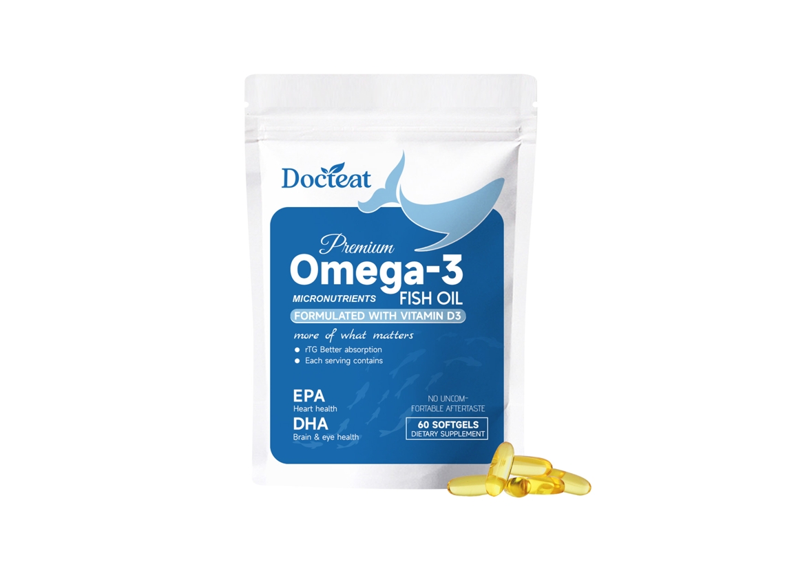 Cápsulas Ômega 3 Concentrado Óleo Peixe Oral