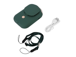 Mini Espelho De Vanity Usb Com Ventilador De Colar Portátil Laxiscreed Para Estudantes