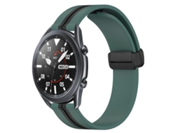 Pulseira De Silicone Dobrável Com Fecho Magnético Para Samsung Galaxy Watch3 (45 Mm E 22 Mm).