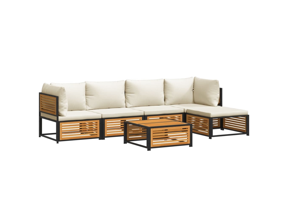 Garden Sofa Set, Garden Sofa Sets Vidaxl Marrom Madeira (n/a)