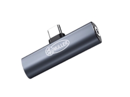 Adaptador Mini OTG AOZORZ Usb 3.1 para Usb Type C, 120w, metal, Prata