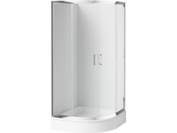 Box de Duche Semicircular 90x90 Cm Deante