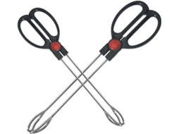 Pinça Para Grelhar Luxshiny De 2 Peças Em Aço Inoxidável, Utensílio De Cozinha Prático Para Churrasco, Antiderrapante E