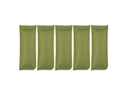 Conjunto de 5 Bolsas para Estacas de Barraca, Resistentes a Perfurações, Multifuncionais, Verdes, para Caminhadas