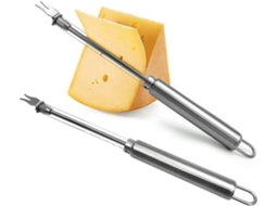 Fatiador De Queijo Em Aço Inoxidável Manteiga E Para Queijos Macios/semiduros Utensílios Cozinha Aquaforge (2 Peças)