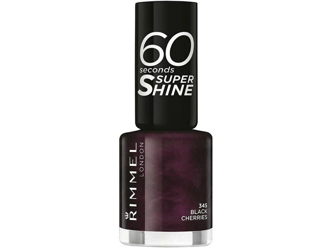Verniz RIMMEL 60 Segundos Super Shine Nail Lacquer 345 Bler Cherries