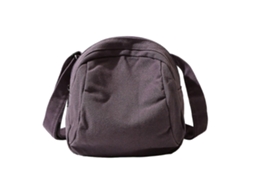 Bolsa Estilo Carteiro Casual Com Alça Ajustável, Estilo Vintage, Para Ombro Ou A Tiracolo, Unissex, Roxa.