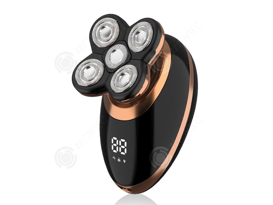 Inn Aparelho De Barbeamento 10 Cm 5 W Multifuncional 5 Em 1 Lavável Em Todo O Corpo Carregamento Usb Exibição Digital De Potência Aparador Elétrico