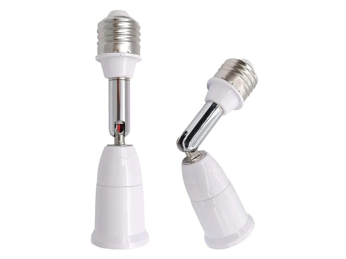 Adaptador de extensão para soquete de lâmpada E27 (2 unidades)