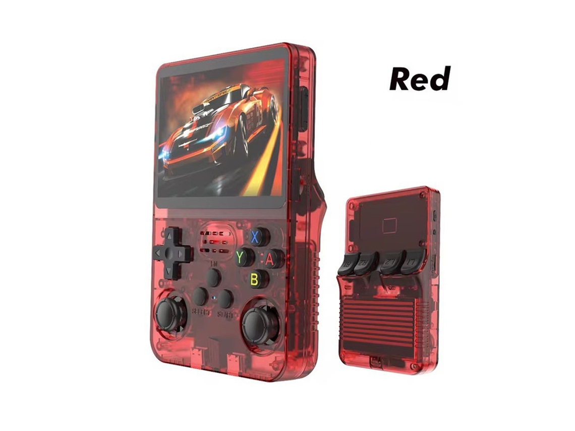 Consola de Jogos Portátil Retro R36s com Tela de 3.5 Polegadas e Sistema Linux XIAOMOYU