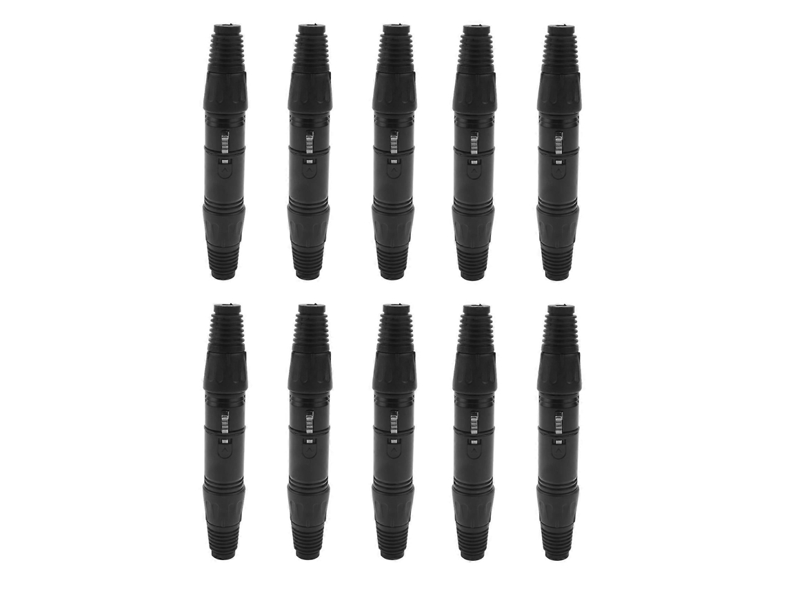 Pacote com 2 adaptadores XLR Lurelia, macho/fêmea de 3 pinos, para áudio de microfones, iPhone e iPad.