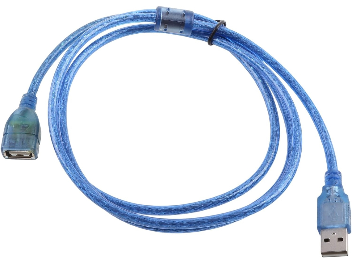 Cabo Extensor Para Conector Fêmea (usb 2.0, 1,5 M, Cor Azul)