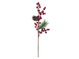 Buquê Individual Pinheiro Natal Decoração Romã 50cm