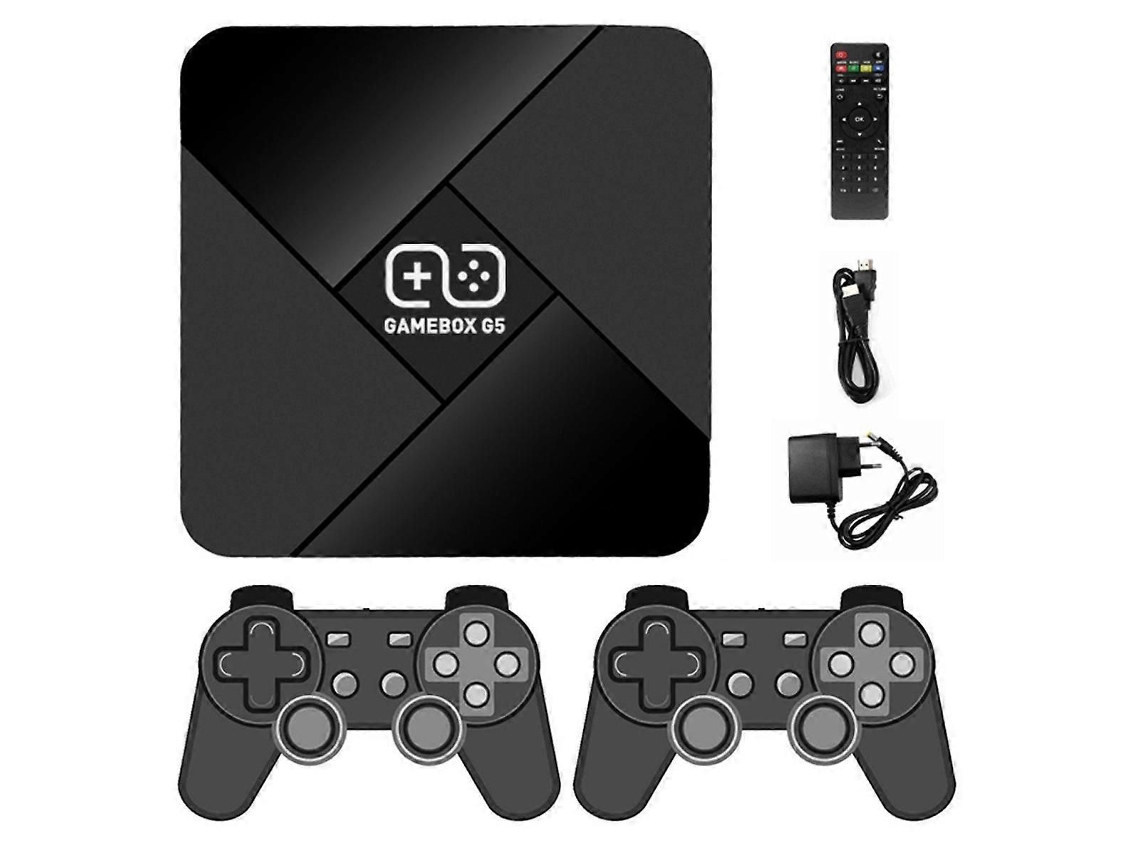 Console de Jogos G5 Tv Box 4k Retro com Controle Sem Fio, Memória Interna para 30.000 Ps1 GOKOCO (64g)