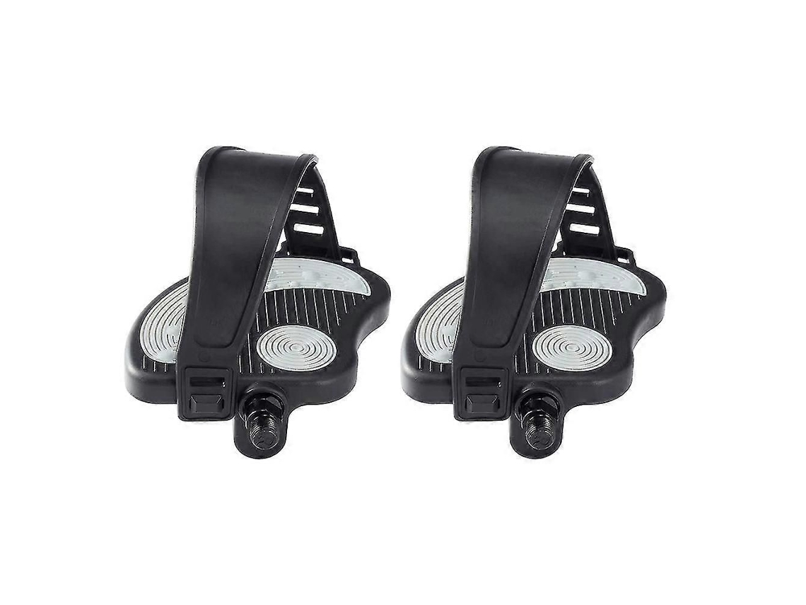 Pedais ergométricos para bicicleta com guidão para spinning e bicicleta ergométrica estacionária, 9/16 polegadas