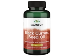 Óleo de semente de groselha preta 500 mg 180 cápsulas gelatinosas SWANSON