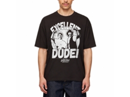 Rockinstone Bill And Ted Whtdudes Solid Dark Chocolate Adult T-shirt Size:s