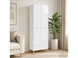 Vidaxl Conjunto De Gabinete 2 Unid. Branco Brilhante