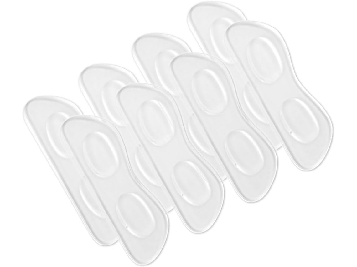 Protetores De Calcanhar Silicone Autoadesivos, Confortáveis E Duráveis, Pacote Com 4 Pares Para Evitar Bolhas E