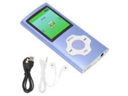 Reprodutor Mp3 LAXISCREED com Lcd 1.8", Gravação e Rádio Fm
