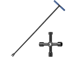Ferramenta para Fechamento de Medidor Gua Chave V Lvula Antiderrapante em Formato T Torneira Jardim Encanamento Externo VAYOTOY