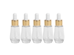 5pcs Frascos Vacíos De Óleo Essencial Portáteis Recarregáveis Petg Ferramentas De Maquiagem