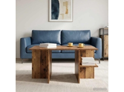 Vidaxl Mesa De Centro Madeira Antiga 87 X 50 X 45 Cm