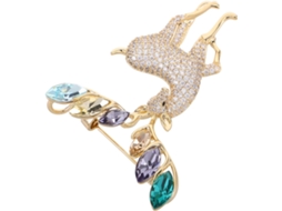 Broche Elegante Em Formato De Veado Para Mulheres, Alfinete Seguro E Leve, Acessório Versátil.