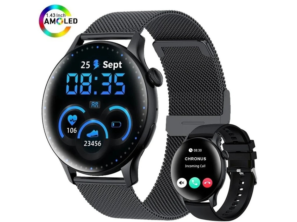 Smartwatch Hk85 Mais de 100 Contadores Relógio Preto Bestvite